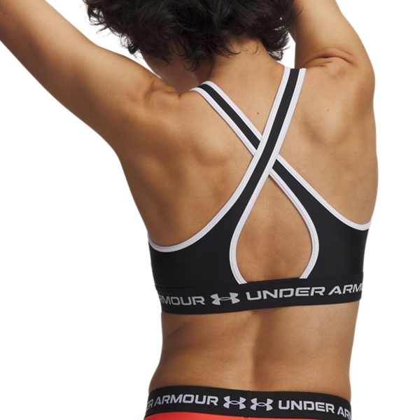 Under Armour Crossback Mid Sports Bra - Venom Red