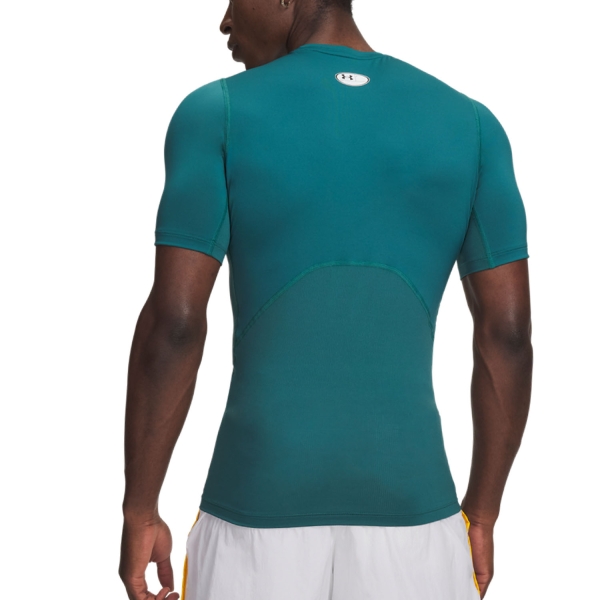 Under Armour HeatGear Compression Logo Camiseta - Rack Green