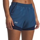 Under Armour Fly By 2 in 1 4in Shorts - Wham Blue
