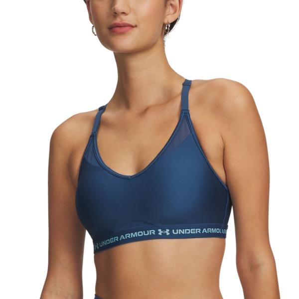 Reggiseno Sportivo Donna Under Armour Crossback Low Reggiseno Sportivo  Wham Blue 13864240498