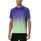 ASICS Road Fade T-Shirt - Cobalt Burst/Illuminate Green