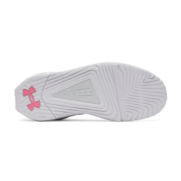 Under Armour TriBase Reign 6 - Distant Gray/White/Bittersweet Pink
