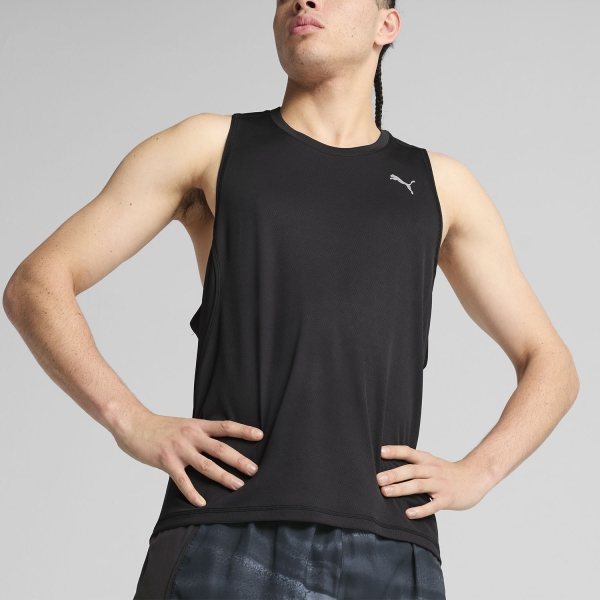 Men's Running Tank Puma Velocity Tank  Black 52659501