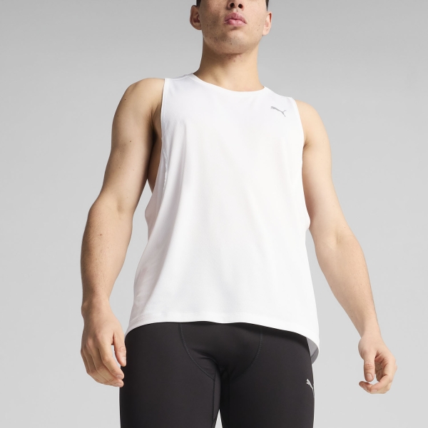 Men's Running Tank Puma Velocity Tank  White 52659502