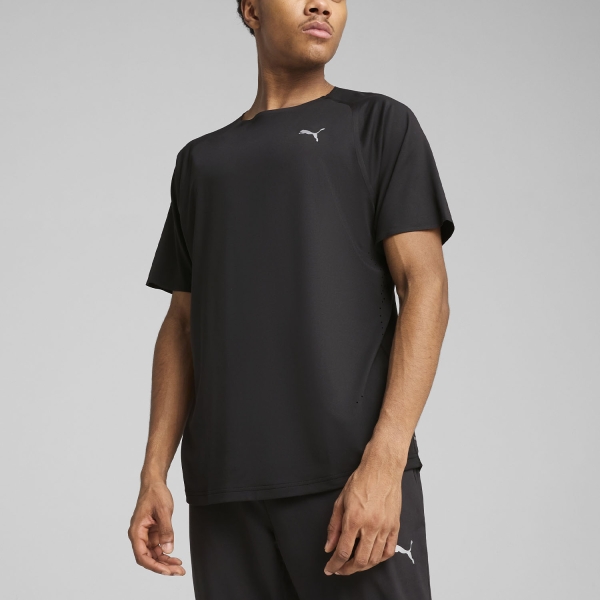 Men's Running T-Shirt Puma Everyday CLOUDSPUN TShirt  Black 52662901