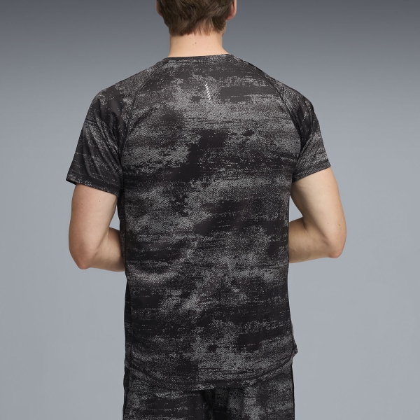 Puma Velocity AOP Camiseta - Black