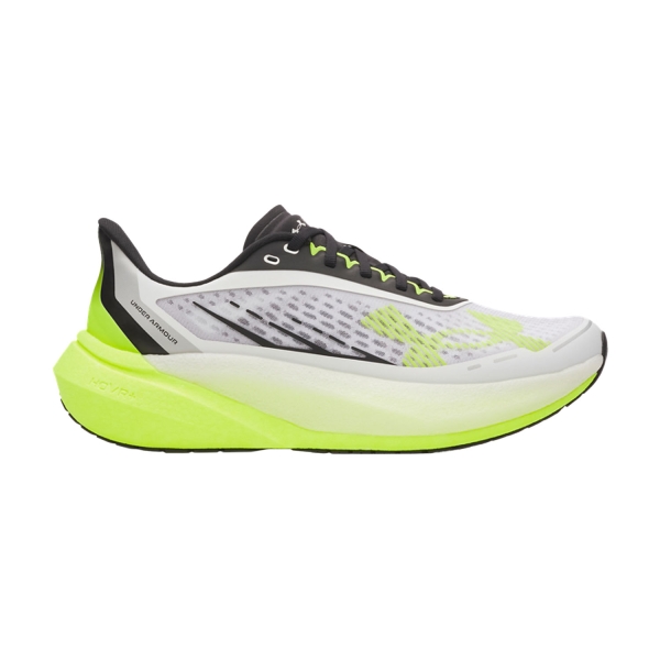 Zapatillas Running Neutras Hombre Under Armour Velociti Distance  White/High Vis Yellow 60060300102
