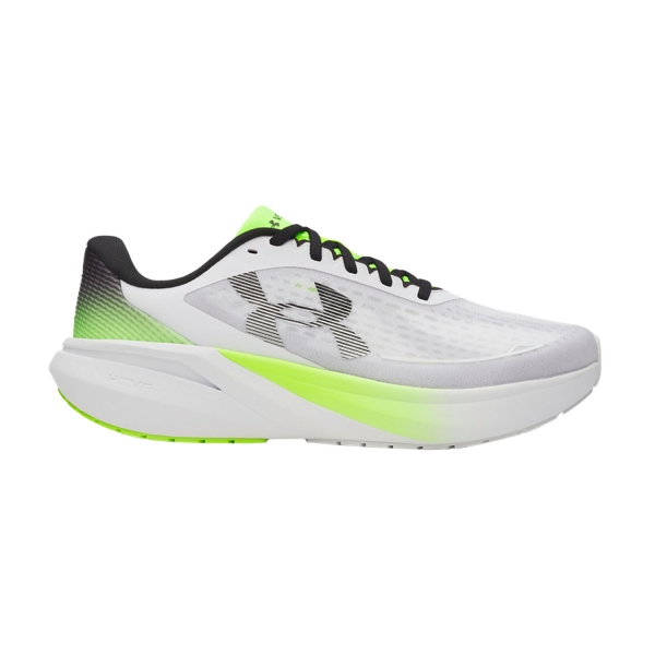Men's Neutral Running Shoes Under Armour Velociti Pace  White/High Vis Yellow/Black 60091070100