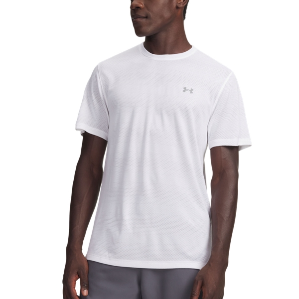 Men's Running T-Shirt Under Armour Velociti TShirt  White 60095170100