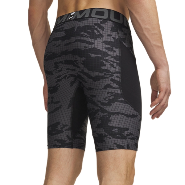 Under Armour HeatGear Printed Calzamaglia Corta - Black