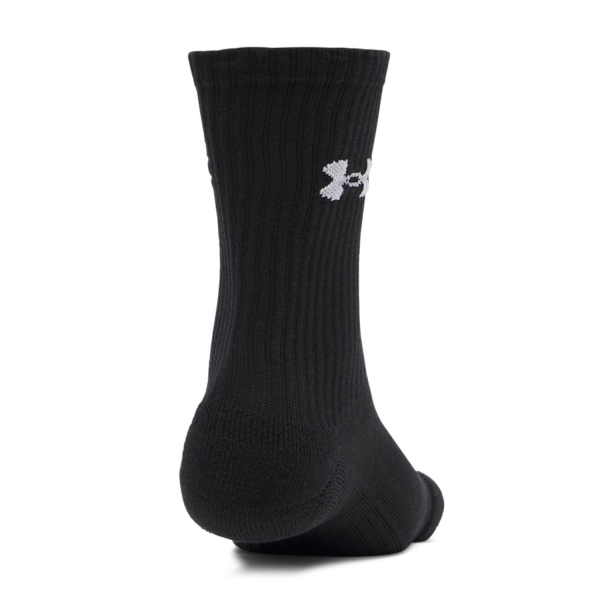 Under Armour Performance Crew x 3 Calcetines - Ultimate Black/White