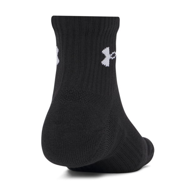 Under Armour Performance Quarter x 3 Calcetines - Ultimate Black/White