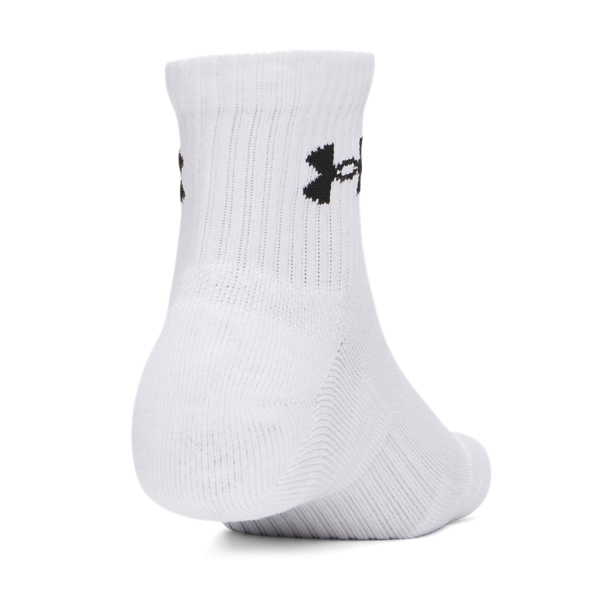 Under Armour Performance Quarter x 3 Calcetines - White/Ultimate Black