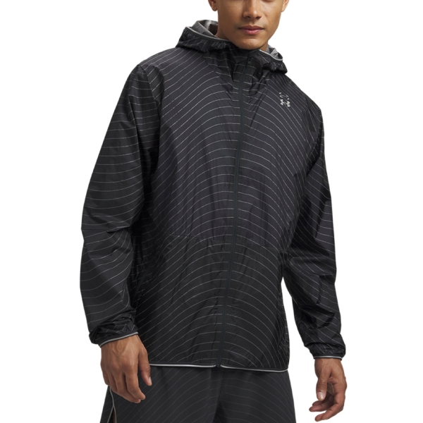 Giacca Running Uomo Under Armour Halo Run Reflective Giacca  Anthracite 60123220016