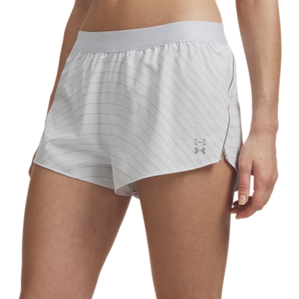 Pantaloncini Running Donna Under Armour Halo Run 2in Pantaloncini  Distant Gray 60123250023