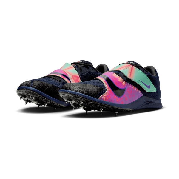 Nike Zoom Rival Jump Glam - Dark Obsidian/Black/Emerald Rise