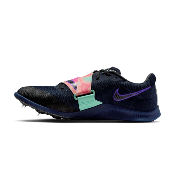 Nike Zoom Rival Jump Glam - Dark Obsidian/Black/Emerald Rise