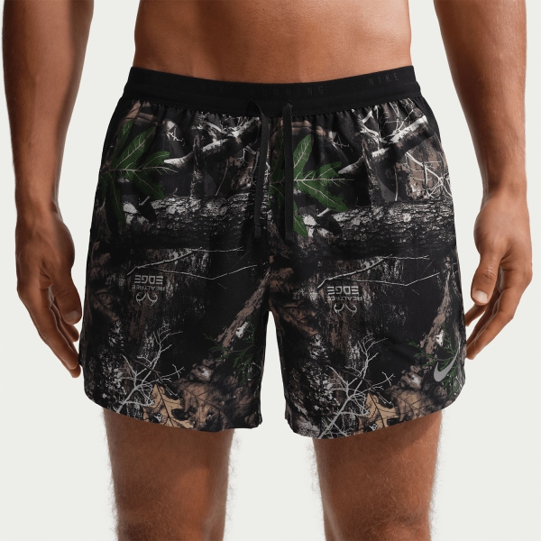 Men's Running Shorts Nike Stride Realtree 5in Shorts  Anthracite/Black/Reflective Silver IO7769060