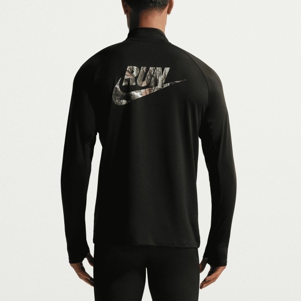 Nike Stride Realtree Camisa - Black/Reflective Silver