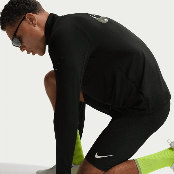 Nike Stride Realtree Camisa - Black/Reflective Silver