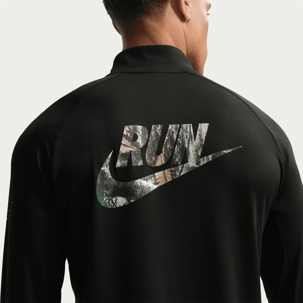 Nike Stride Realtree Camisa - Black/Reflective Silver