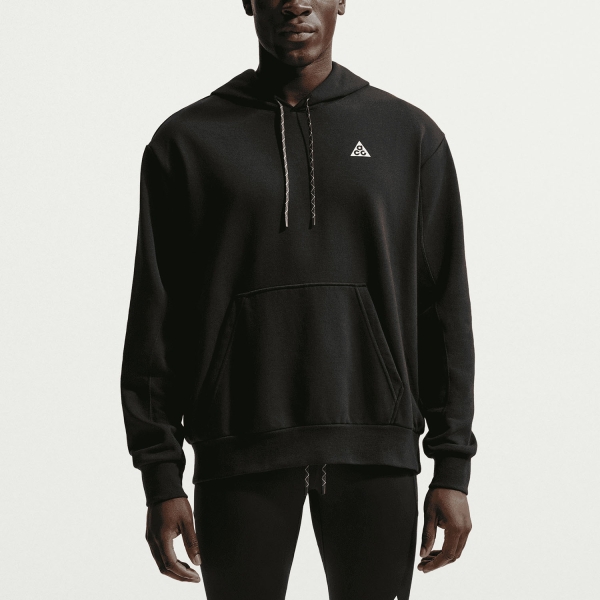 Felpe Trail Running Uomo Nike ACG Magic Hour Felpa  Black/Summit White IO9667010