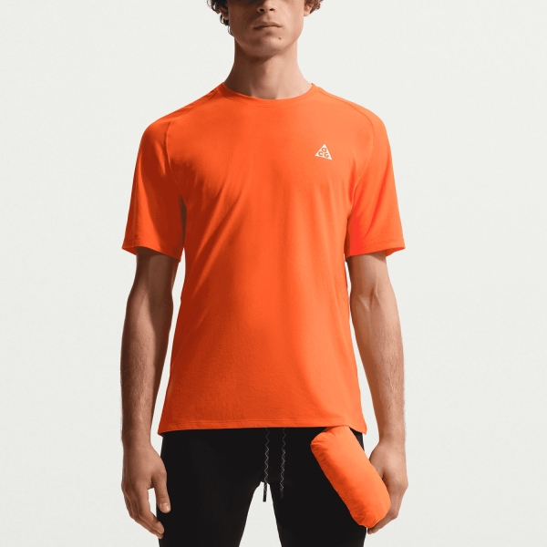 Magliette Manica Corta Trail Running Uomo Nike ACG Solar Chase Maglietta  Safety Orange/Summit White IO9677819