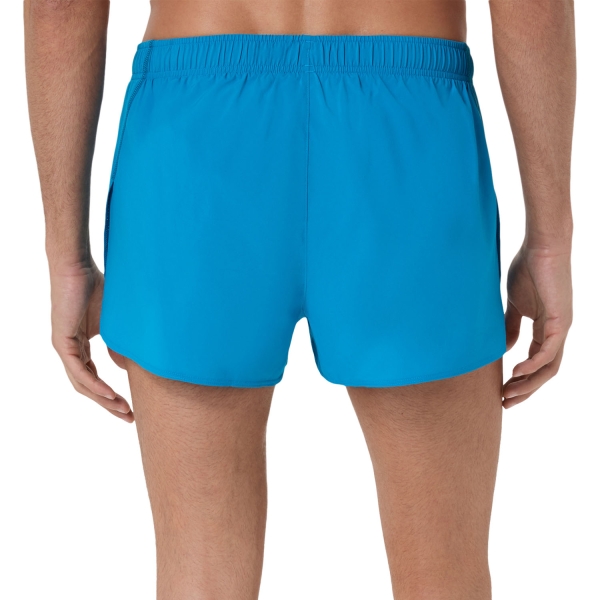 ASICS Core Split Logo 2.5in Shorts - Aegean Blue