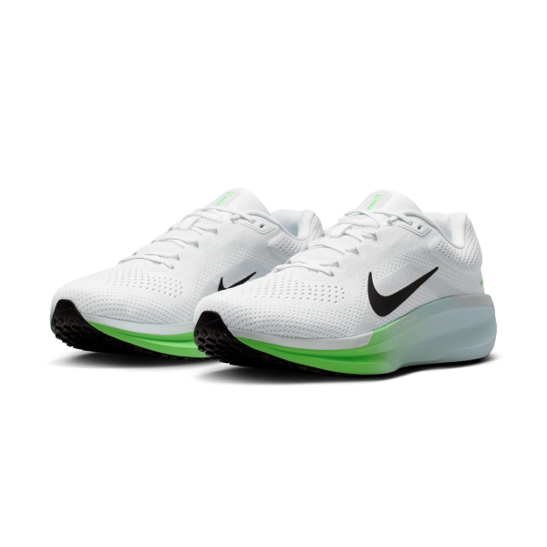 Nike Winflo 11 - White/Black/Glacier Blue/Green Strike