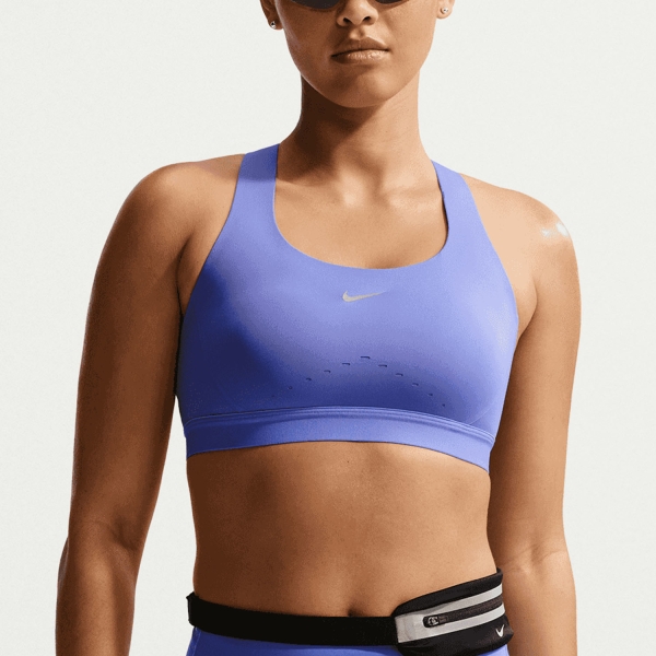 Women's Sports Bra Nike Swift Sports Bra  Sapphire/Silver HM5220570