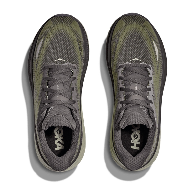 Hoka Clifton 9 GTX - Gravel/Eggshell