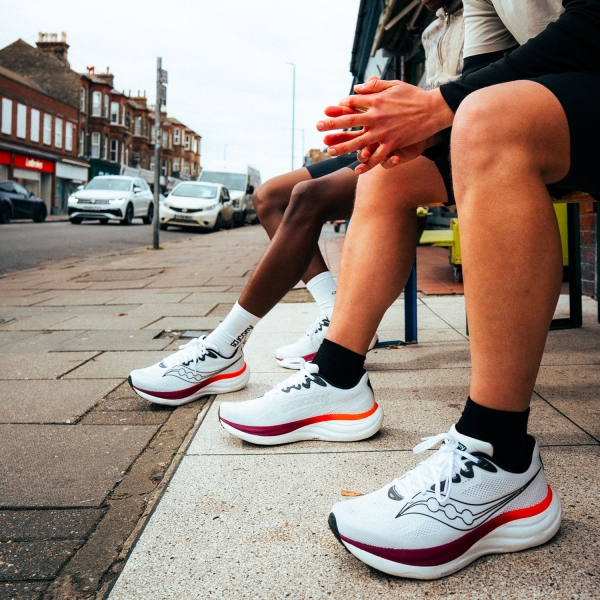 Saucony Ride 19 - White/Crimson