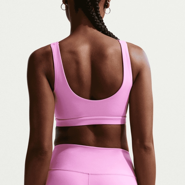 Nike One Reggiseno Sportivo - Light Magenta/White