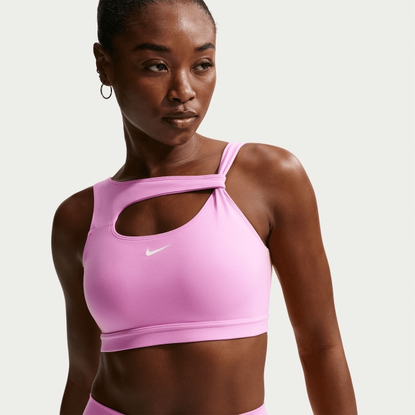 Nike One Reggiseno Sportivo - Light Magenta/White