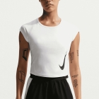 Nike Tempo Swoosh Dri-FIT Maglietta - White/Photon Dust/Reflective Silver/Black