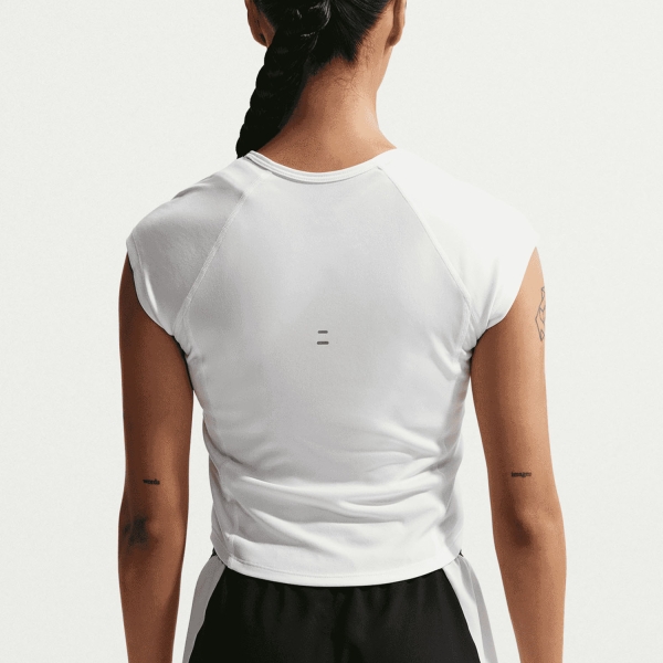 Nike Tempo Swoosh Dri-FIT Maglietta - White/Photon Dust/Reflective Silver/Black