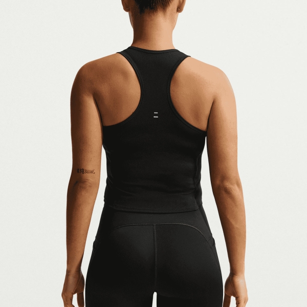 Nike Tempo Swoosh Top - Black/Reflective Silver/White