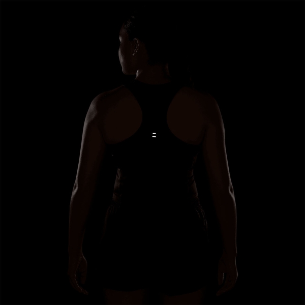 Nike Tempo Swoosh Top - Black/Reflective Silver/White