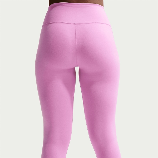 Nike One Logo 7/8 Tights - Light Magenta/White