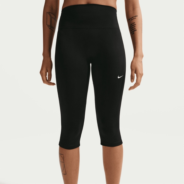 Pants e Tights Fitness e Training Donna Nike One Capri Tights  Black/White IO1281010