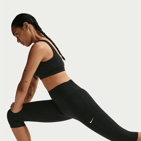 Nike One Capri Tights - Black/White