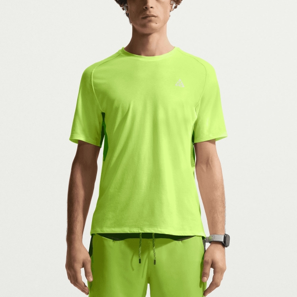 Magliette Manica Corta Trail Running Uomo Nike ACG Solar Chase Maglietta  Volt Ice/Mean Green/Summit White IO9677737