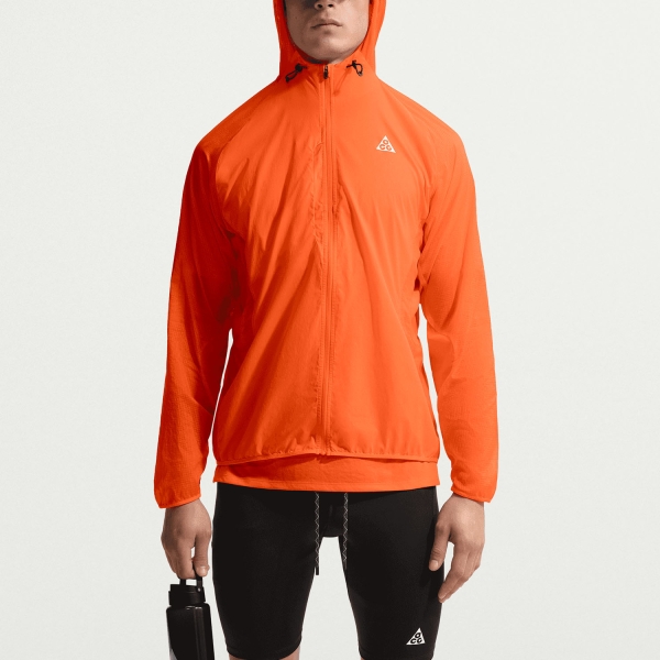 Giacche Trail Running Uomo Nike ACG Aireez Giacca  Safety Orange/Summit White IO9701819