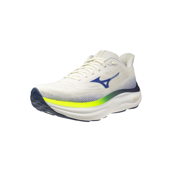 Mizuno Wave Sky 9 - Snow White/Surf The Web/Lightning Yellow