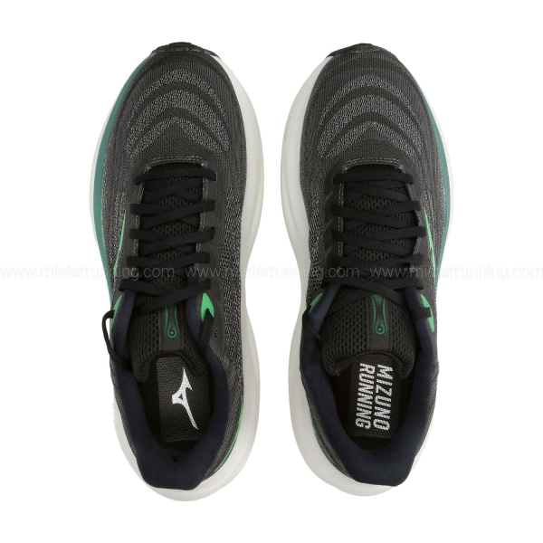 Mizuno Wave Sky 9 - Black/Goblin Green/Alpine Green