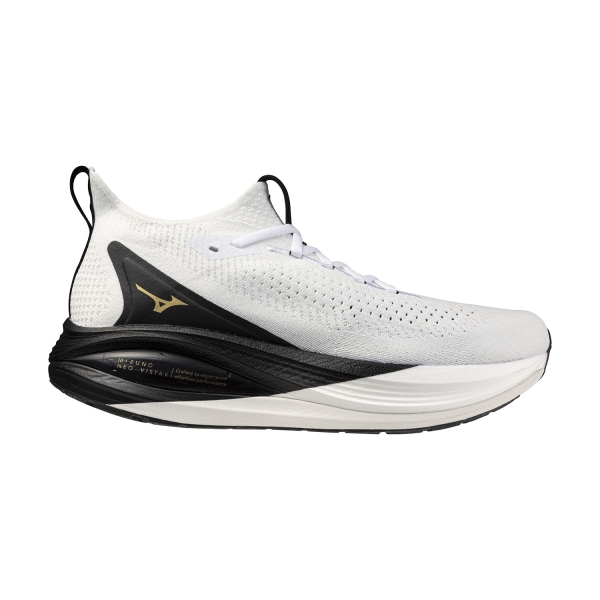 Scarpe Running Performance Uomo Mizuno Neo Vista 2  White/Black/Gold J1GC263401
