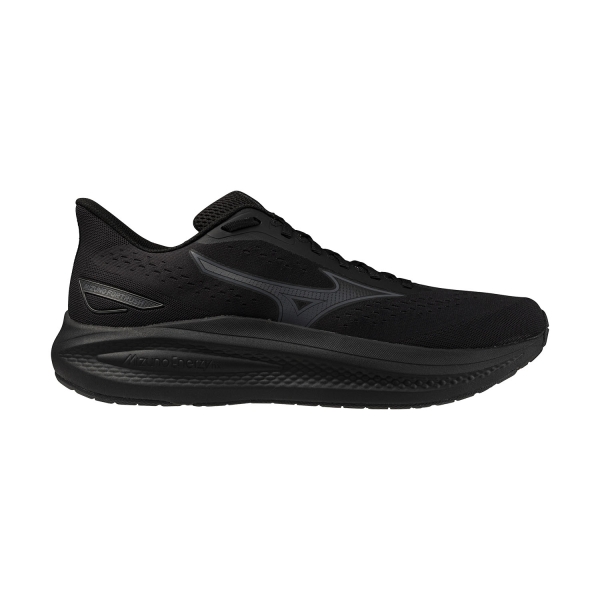 Zapatillas Running Estables Hombre Mizuno Fortrush  Black/Black Sand J1GC264804