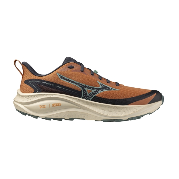 Scarpe Trail Running Uomo Mizuno Neo Lumina  Sunburn/Goblin Green/Summer Sand J1GJ267303