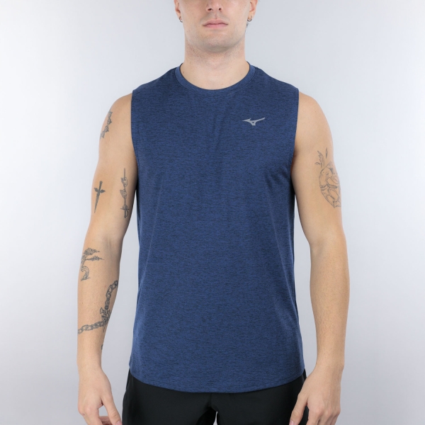 Men's Running Tank Mizuno Impulse Core Tank  Estate Blue J2GAC01112