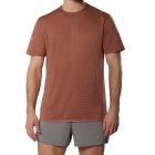 Mizuno Tech Light Logo T-Shirt - Copper Brown